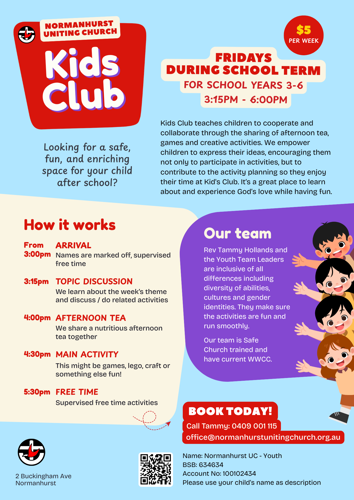 Kids Club Flyer
